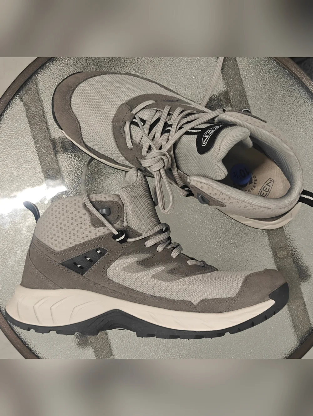 KEEN Taupe Gray Trail Sneakers